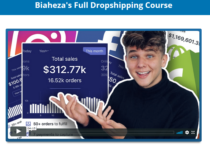[SUPER HOT SHARE] Biaheza’s – Full Dropshipping Course Download