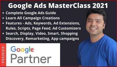 [GET] Google Ads Free Class 2021 – Search, Display, Conversion Tracking, Video & Remarketing Free Download