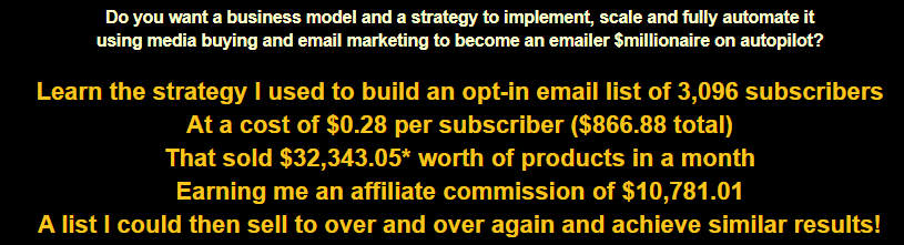[GET] [STEP-BY-STEP METHOD] How to be an eMailer $Millionaire on Autopilot in 5 Steps Blueprint Free Download