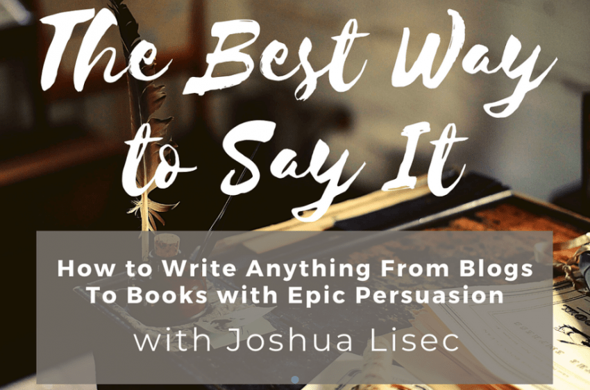 [SUPER HOT SHARE] Joshua Lisec – The Best Way To Say It Download