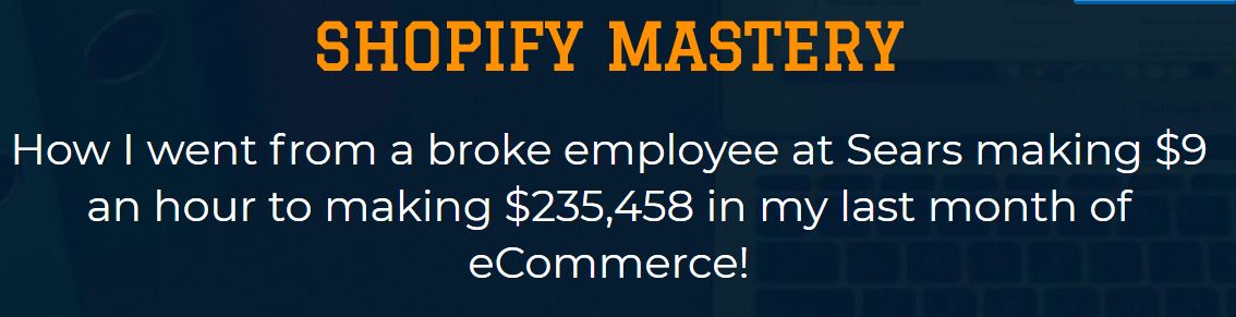 [SUPER HOT SHARE] Shopify Mastery Download