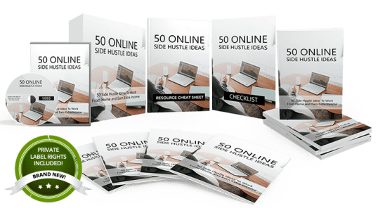 [GET] Unstoppable PLR – 50 Online Side Hustles Ideas Free Download
